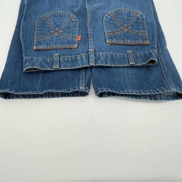 Vtg. Levis Orange Tab Jeans Rare Corduroy Pocket, Tag Sz 31 x 32/ Actual 29 x 32 - Picture 8 of 9